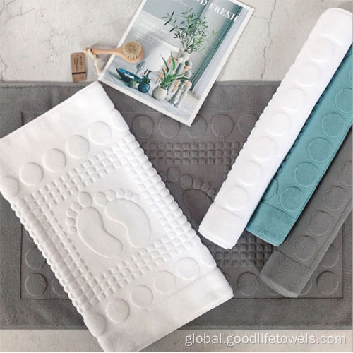 China hotel luxury floor towel water-absorbent bathroom bath mat Supplier